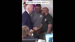 Joe Biden seductively stroking a mans arm [upl. by Nihsfa]