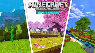 Top 3 Best Shaders For Minecraft Pocket Edition [upl. by Valente]