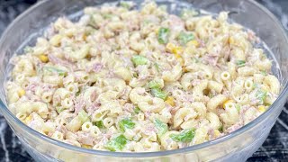 SALADE DE PÂTES ULTRA CRÉMEUSE ET RAFRAÎCHISSANTE 🥗 Deli Cuisine [upl. by Ynnattirb632]