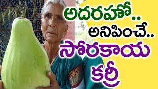 Sorakaya kurry l సొరకాయ కూర l Bottle Gourd Curry Recipe l Anapakaya Kurry l Villagefood4u [upl. by Leggett541]