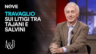 Bianca Berlinguer e Travaglio sulle liti tra Tajani e Salvini  Accordi e Disaccordi [upl. by Adamek875]