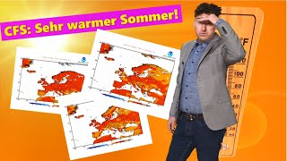 Wettermodell rechnet mit sehr warmen Sommer 2024 Extremhitze Hitzewellen 40 °C nicht vorhersagbar [upl. by Haral]