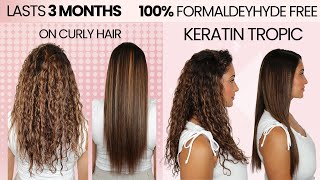 How To Lasio Keratin Tropic on Curly Hair  UPDATED 2024 [upl. by Aldercy31]