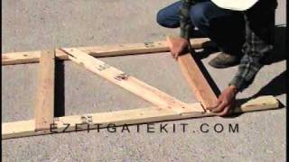 EZ Fit Gate Kit Two Rail demo Assembly [upl. by Bennet714]