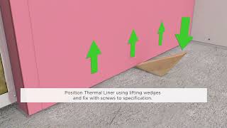 Unilin  Insulation between and TL over SFS SafeR Fireline [upl. by Htor]