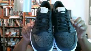 Air Jordan 1 Retro Low OG Premium BlackVachetta TanWhite  Authentic Verification [upl. by Noffets]