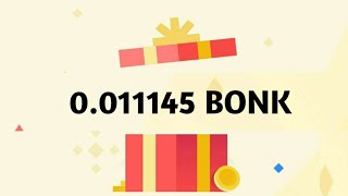 Bonk Offer  Crypto Box Giveaway 😱  Binance Red Packet Code Today  Red Packet Code [upl. by Ahtamas361]