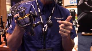 Shimano Twin Power Spinning Reels at ICAST 2015 [upl. by Ardnuahc]