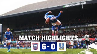 HIGHLIGHTS  TOWN 6 SHEFFIELD WEDNESDAY 0 [upl. by Colwen521]