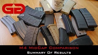 An In Depth Comparison of Airsoft M4 MidCap Magazines [upl. by Vanzant]