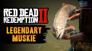 Red Dead Redemption 2 Legendary Fish  Legendary Muskie [upl. by Leen621]