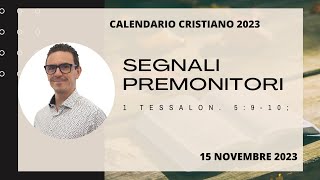 15 NOVEMBRE 2023 Calendario cristiano IL BUON SEME [upl. by Camile]