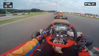 Finale KZ2 Gara Onboard Trofeo dautunno 2021 South Garda Karting [upl. by Akeylah]