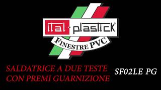 SALDATRICE A DUE TESTE CON PREMI GUARNIZIONE PER PVC  SF02LE PG [upl. by Aicertal314]