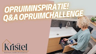 Bomvol waardevolle tips voor het opruimen van je huis QampA Opruimchallenge [upl. by Noitsuj130]