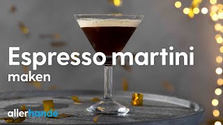 Espresso martini maken  Recept  Allerhande [upl. by Maon641]