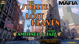 1930s Jazz Ambience 🎷 15 HOUR Mafia gameplay compilation  The Streets of Lost Heaven 🎶 [upl. by Odrahcir924]