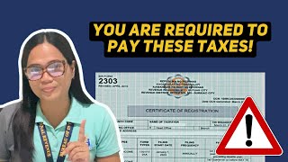 BIR Certificate of Registration  Know your tax obligations [upl. by Malo]