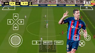 Efootball PES 2023 PPSSPP Android Update Camera PS5 Best Graphics [upl. by Perren]