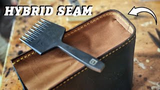 My Favorite Leather Seam HYBRID SEAM TUTORIAL [upl. by Shurlocke169]