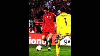 Amazing Chip Ball from CR7 shorts cristianoronaldo football shortvideo [upl. by Ahsaz]