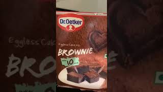 DrOetker Brownie recipebrownies cook quickrecipe viralvideo cookmariya5394 [upl. by Turpin491]