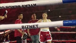 Full fight Selebriti boxing HSS Seri5Dinar Candy Vs Ayu Andiyanti [upl. by Eiahpets411]