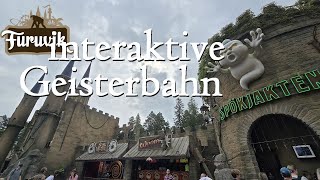 Spökjakten interaktive Geisterbahn Darkride Freizeitpark Furuvik Schweden [upl. by Kameko]