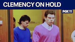 Menendez brothers clemency decision on hold [upl. by Eednar]