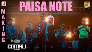 Comali  Paisa Note Set Making Video  Jayam Ravi Kajal Aggarwal  Hiphop Tamizha [upl. by Trini]