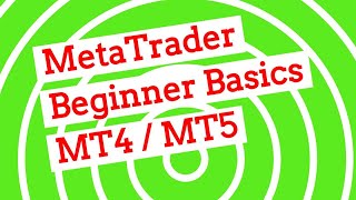 MetaTrader Beginners Basics MT4 MT5 [upl. by Aiekahs]