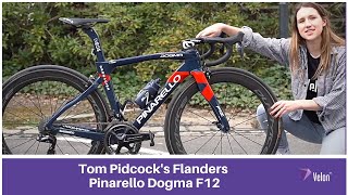 Tom Pidcocks Pinarello Dogma F12 for Tour of Flanders [upl. by Ethban]