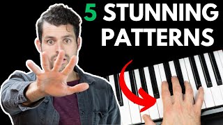 5 Easy Piano Chord Patterns That Turn Beginners into Pros 🔥🎹 [upl. by Urata]