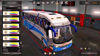 Pack De Skin  Accesorios Colombianos Agregados © Para Bus Marcopolo Paradiso New G7 1200 4x2 ETS2 [upl. by Anahs619]