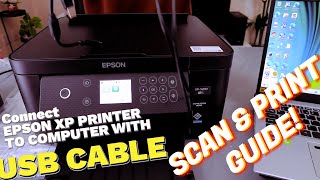 Epson XP 5200 Printer Setup Scan To PC and Print [upl. by Tory]