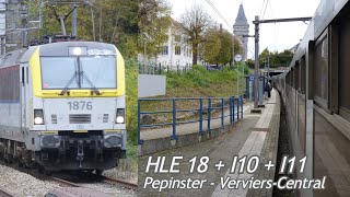 Ritopname S41  HLE 18  i10  i11  Pepinster  VerviersCentral [upl. by Rednasyl]