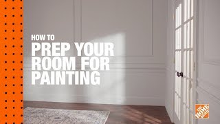 How to Prep Your Room for Painting A DIY Digital Workshop  The Home Depot [upl. by Nellie]