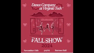 Dance Company at Virginia Tech Fall Show 2024 [upl. by Molini531]