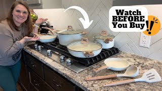 QUICK REVIEW Carote 16 Piece Nonstick Pots amp Pans [upl. by Aicirt923]