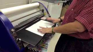 How to Thread a Roll Laminator from USI Laminate [upl. by Notlew]