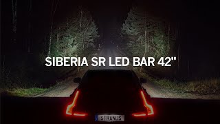 SIBERIA SR LED BAR 42quot  DRIVING LIGHT BEAM PATTERN  STRANDS LIGHTING DIVISION [upl. by Aropizt]