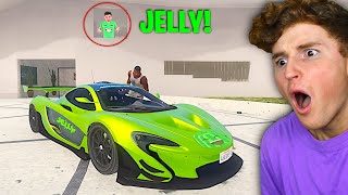 I STOLE Jellys RAREST Supercar In GTA 5 Mods [upl. by Nehgam]