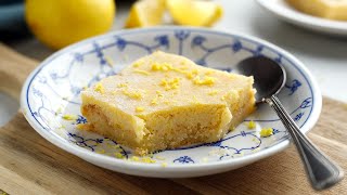 Super Simple 5Ingredient Keto Lemon Bars [upl. by Paehpos]