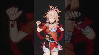 【Genshin MMD】Yoimiya Bing Bang genshinimpact mmd shorts yoimiya [upl. by Pardner]