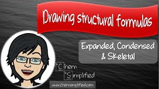 How to Draw structural formula for organic compounds  Dr K [upl. by Hajar]