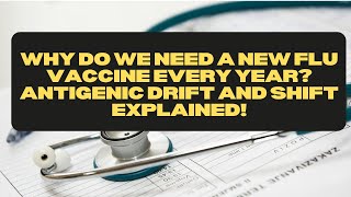 Why Do We Need a New Flu Vaccine Every Year Antigenic Drift and Shift Explained [upl. by Etz]