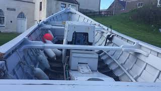 Salmon Coble built in Portsoy Boatshed in 2016 [upl. by Maison317]