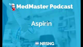 Aspirin Nursing Considerations Side Effects and Mechanism of Action Pharmacology for Nurses [upl. by Alanson]