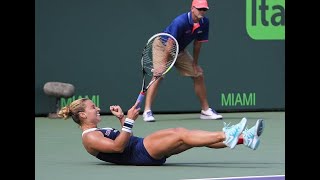 Agnieszka Radwanska vs Dominika Cibulkova Miami 2014 Highlights [upl. by Plante]