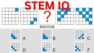 اسئلة IQ لاختبارات STEM وطريقة الحل  كتاب امتحانات ستيم iq  اختبار الذكاء IQ لمدارس المتفوقين [upl. by Aiekal]